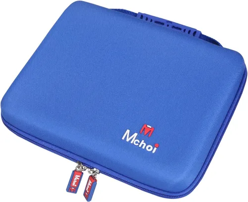 Vista 5 de Mchoi Funda de transporte a prueba de golpes para Hot Wheels 20 coches, solo funda (todo azul)