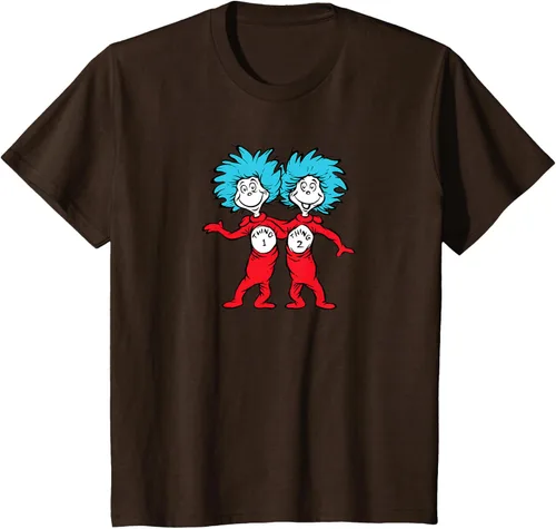 Vista 55 de Dr. Seuss Thing 1 Thing 2 Buddies - Camiseta Negro