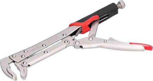 Vista 6 de Alicates de bloqueo extendidos, agarre de mandíbula curvado extra largo de 80 grados para carpintería, herramientas manuales para agarrar, sujetar