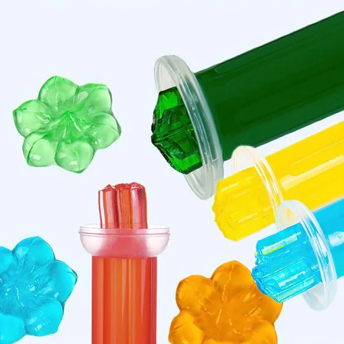 Vista 6 de Sello de gel para inodoro, limpiador de inodoros Mix Scents, sellos de limpieza de inodoro de gel fresco con cal limpia y prevención (5 piezas)
