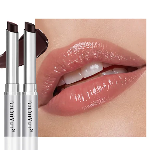 Vista 23 de Tinte labial marrón oscuro con tinte de miel, bálsamo labial, brillo labial, lápiz labial, tintes labiales hidratantes transparentes, color labial
