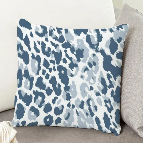 Vista 115 de Funda de cojín decorativa con estampado de guepardo verde peridoto para sofá, funda de almohada verde crema con estampado de leopardo con A-16