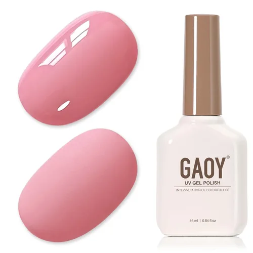 Vista 52 de GAOY - Esmalte de uñas de gel marrón, 16ml de esmalte de gel para quitar por remojo, curado con luz UV para arte de uñas, manicura DIY en casa, 2088