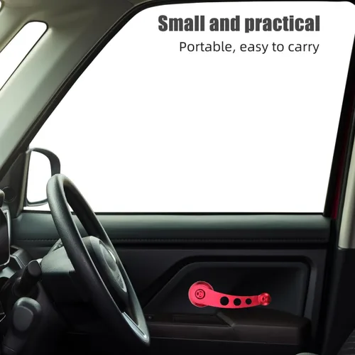 Vista 9 de BESPORTBLE Juego universal de reemplazo de manivela de ventana de automóvil con 3 adaptadores, accesorios de montaje y clip de retención