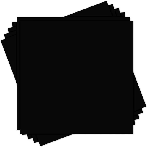 Vista 15 de Cartulina negra de 12 x 12 pulgadas, 100 hojas de papel de cartulina de 65 libras, núcleo negro Goefun de 12 x 12 pulgadas, cartulina