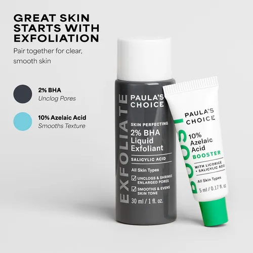 Vista 10 de Paula's Choice BOOST Crema Gel Potenciadora de Ácido Azelaico al 10% Suero Facial con Ácido Salicílico, Suero Iluminador de Piel Sin Aceite