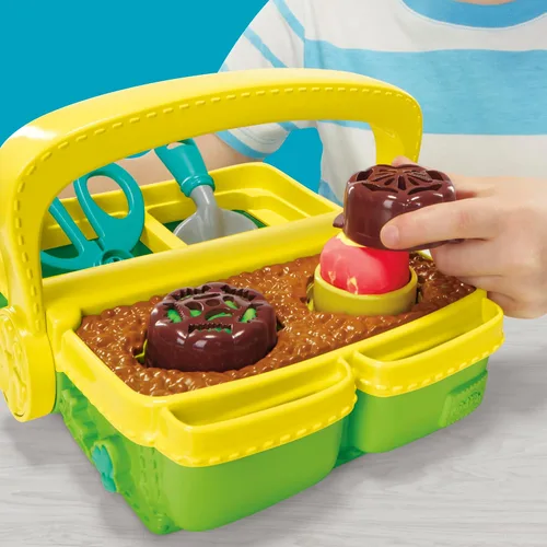 Vista 12 de Play-Doh Juego de juguetes de jardín de flores florecientes, juego de simulación de naturaleza, artes y manualidades para niños, regalos de relleno