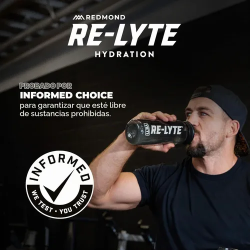 Vista 4 de Redmond Re-Lyte Mezcla de bebidas con electrolitos, lima limón, paquete de 30 barras