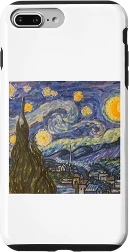 Vista 9 de Funda para iPhone 14 Starry Night Noche Estrellada Vincen Van Gogh Pintura famosa