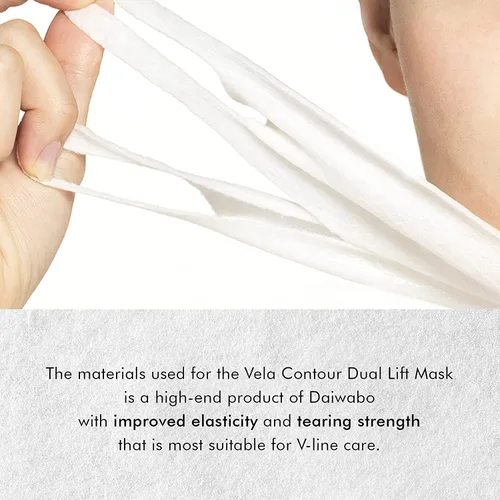 Vista 7 de Mascarilla reafirmante para adelgazar doble barbilla flacidez línea V contorno lifting cuello apriete máscara (cinturón de máscaras de suero)