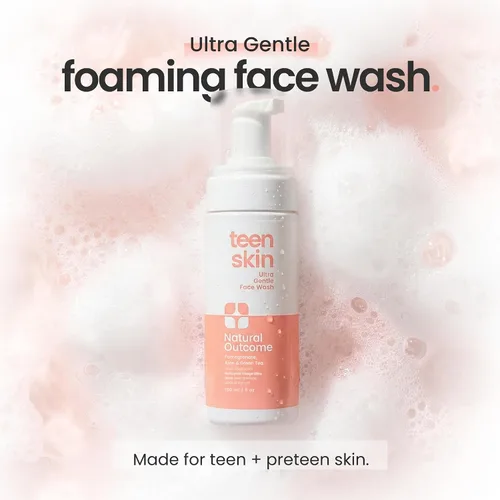 Vista 2 de Natural Outcome Teen Skin - Lavado facial ultra suave para niños, 5 onzas