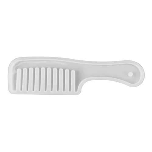 Vista 8 de Peine de resina de fundición de resina translúcida de dientes anchos para el cabello, juego de 3 piezas para hacer joyas de bricolaje