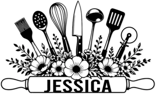 Vista 12 de Personalized Kitchen Chef Metal Sign – Custom Chef Name Wall, Kitchen, Restaurant, Dining Room, Patio, Home, or Bistro Decor – Gift for Mom, Wife