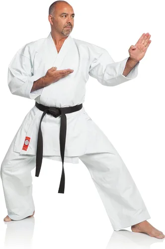 Vista 6 de Ronin Shiai Red Label Pesado Karate Gi 14 oz de lona cepillada, corte torneo, uniforme de artes marciales