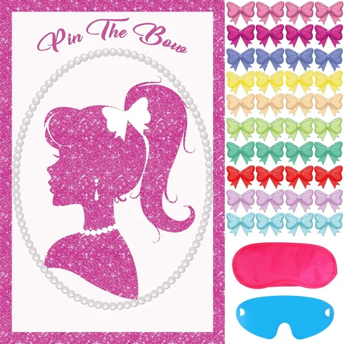 Vista 22 de Juego de fiesta de Hooqict Pin The Hat On The Cat para gatos, juegos de fiesta de cumpleaños de gato para niños, suministros de fiesta de cumpleaños