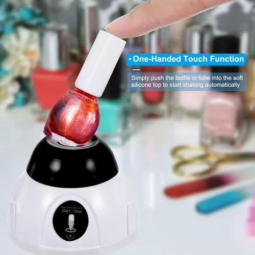 Vista 3 de PATIKIL Mini mezclador de vórtice mezclador de tinta en miniatura, función táctil, mezclador de esmalte de uñas, mezclador de tubo de ensayo