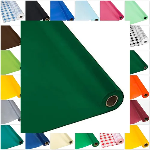 Vista 24 de DIY Craft - Rollo de plástico negro para mesa de banquete, 300 pies de largo (26 colores)