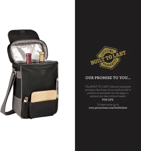 Vista 8 de PICNIC TIME NCAA Duet - Bolsa aislante para vino y queso