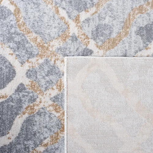 Vista 8 de MARTHA STEWART x Safavieh MSR0957G - Alfombra enrejada que no desprende pelusa para sala de estar, comedor y dormitorio, 5 pies 3 pulgadas x 7 pies