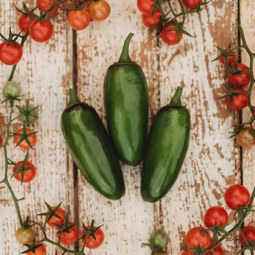 Vista 2 de Craig's Grande Jalapeño - 25 semillas - Variedad de jalapeño gigante de reliquia, semillas de vegetales sin OMG para plantar en el jardín doméstico