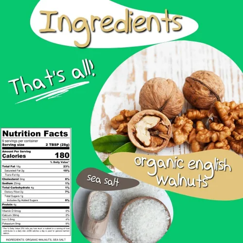Vista 2 de Crazy Go Nuts - Mantequilla de nuez orgánica con sal marina, para untar saludable, keto, vegano, bajo en carbohidratos, sin gluten, sin OMG