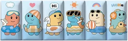 Vista 24 de Paneles de pared 3D autoadhesivos para cabecero de 70.86 pulgadas, diseño de dibujos animados suave anticolisión, acolchado decorativo de pared