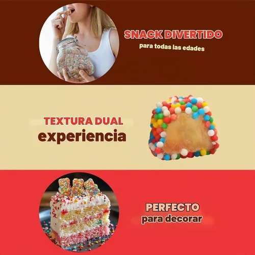 Vista 9 de Caramelos crujientes de gomitas de ositos, caramelo gomoso afrutado