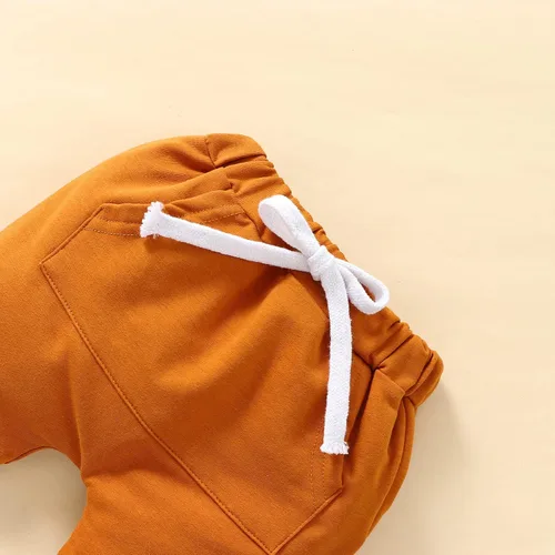 Vista 8 de RogPrincekids Ropa de verano para bebés y niños pequeños, ropa de verano de manga corta con estampado de letras, conjunto de 2 piezas