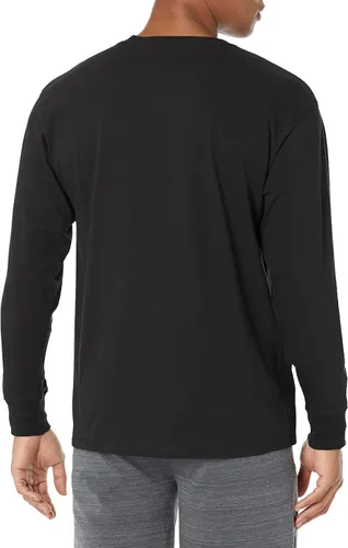 Vista 2 de Champion Camiseta clásica de manga larga para hombre, edredón sintético C