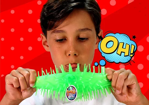 Vista 4 de JA-RU Googly Bola de Goma Inflable con Pinchos (1 Unidad Surtida) Tentáculos Suaves, Blandos y Elásticos. Juguete Sensorial Colorido para Niños.