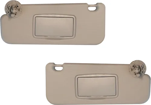 Vista 13 de Visor solar para Chevy Cruze 2017-2018 juego de pares izquierdo+derecho gris 2MPLASTIC 3 tornillos (atmósfera gris)