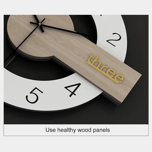 Vista 7 de Relojes de pared modernos silenciosos que funcionan con pilas, reloj decorativo con números grandes, relojes de pared para el hogar, cocina, sala