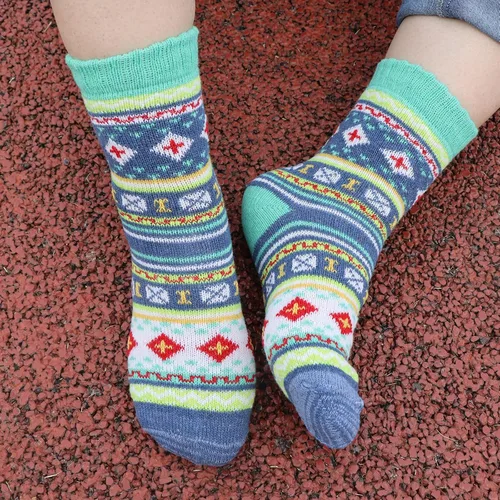 Vista 9 de YQHMT Calcetines de lana para mujer, regalos de invierno, cálidos, gruesos, térmicos, vintage, suaves, calcetines para calcetines, regalo de Navidad