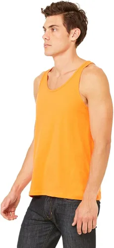 Vista 3 de Bella + Canvas Unisex Jersey tanque (3480) Gris Triblend