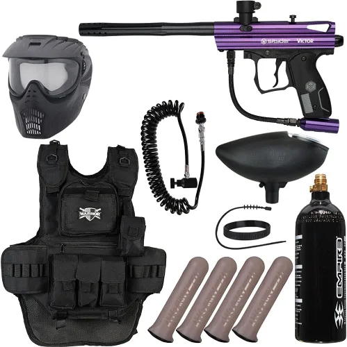 Vista 11 de Action Village Kingman Spyder Victor - Kit de pistola de paintball pesada
