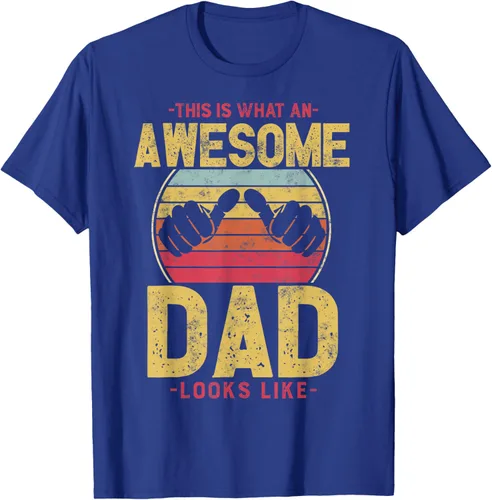 Vista 20 de This is what a awesome dad looks like T-Shirt, Negro