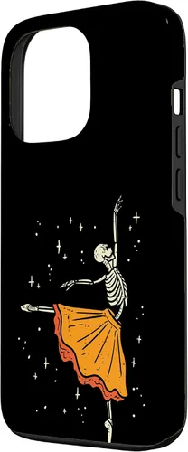 Vista 2 de Funda para iPhone 13 Pro Dancing Skeleton Ballerina Ballet Dance Halloween Girl Women Case