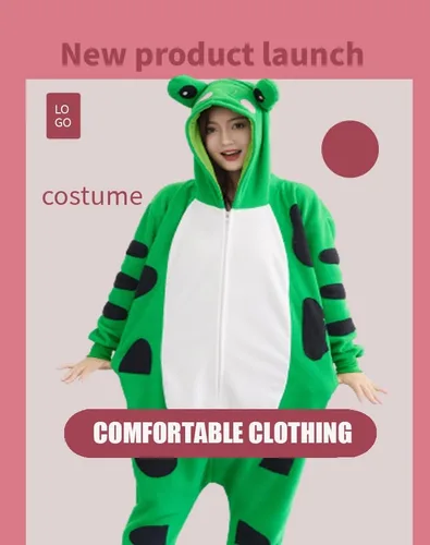 Vista 3 de Unimyst Pijama unisex para adultos, forro polar para juego de rol, animal de una pieza, disfraz de Halloween, pijama, ropa para el hogar