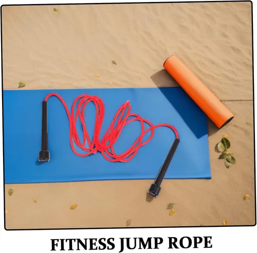 Vista 3 de BESPORTBLE 7pcs Adjustable PVC Skipping Rope with Anti-slip Handles for Boxing Fitness Speed Jumping Weight Loss Training Outdoor Exercise Equipment