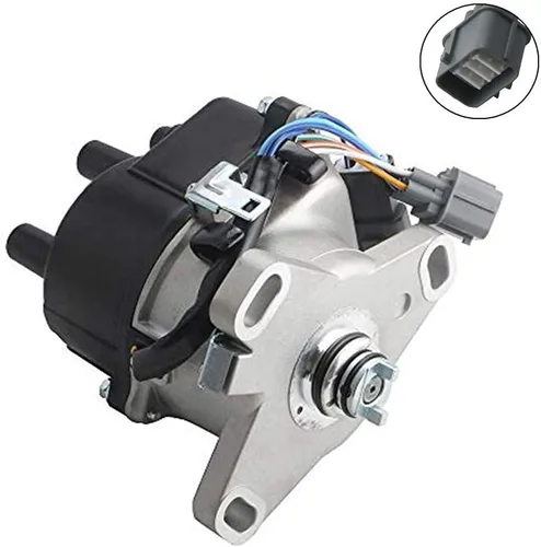 Vista 4 de MOSTPLUS Distribuidor de encendido TD44U compatible con Honda Acura Integra B16A B16A2 V-TEC DST17407 TD68U