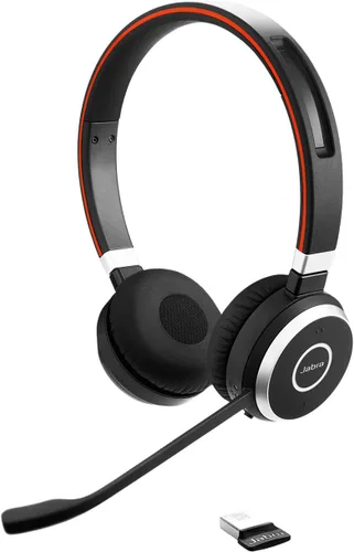 Vista 14 de Jabra Evolve 65 SE - Auriculares inalámbricos mono - Auriculares Bluetooth con micrófono de cancelación de ruido, batería de larga duración