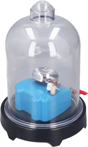 Vista 8 de Tarro de vacío con base, cámara de vacío, tarro de plástico de laboratorio Física de sonido Herramienta científica experimental para experimento
