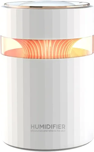 Vista 8 de Humidificador de doble boquilla humidificador de aire USB 900ML capacidad de agua Cool Mist Maker Fogger con luz nocturna colorida Humidificador Rosa
