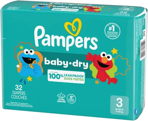 Vista 26 de Pañales Pampers Baby Dry, PG-5801, Baby Dry, 1, Multicolor, 1, 1