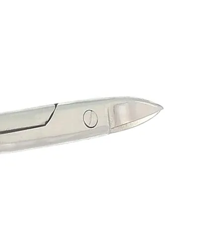 Vista 2 de Tijeras dentales de corte de cuello de corona 4.25 "curvadas para metal fino plástico caucho hoja corte tijeras arte y artesanía