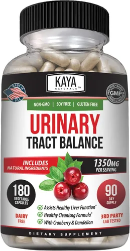 Vista 11 de Kaya Naturals - D-manosa - Limpieza del tracto urinario UT y salud de la vejiga - Hecho con arándano, hibisco y raíz de diente de león - Cápsulas