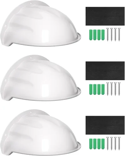 Vista 2 de Cubierta universal para cámara de seguridad, protección contra el sol y la lluvia, techo protector resistente a la intemperie para cámaras domo/bala
