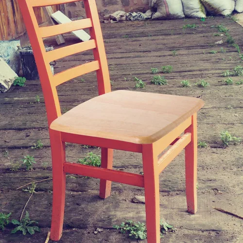 Vista 2 de Veemoon Reemplazo de asiento de silla de madera, accesorios cuadrados de madera maciza para sillas de comedor, taburete cuadrado de madera