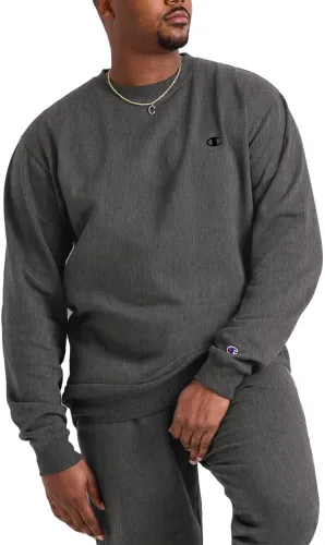 Vista 147 de Champion Sudadera de forro polar de peso medio con cuello redondo para hombre (regular o grande y alto)