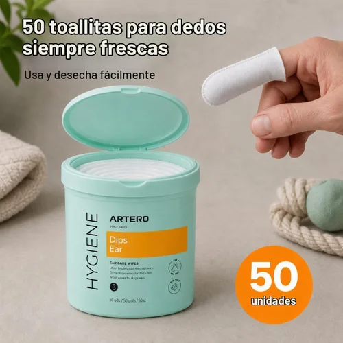 Vista 4 de ARTERO Toallitas desechables para limpieza de oídos
